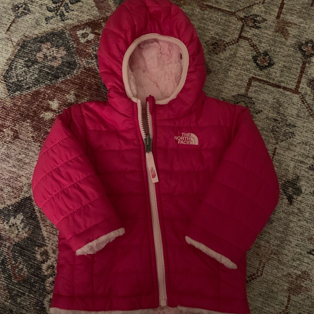 North Face reversible infant coat